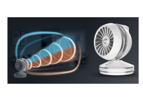 Rowenta Air Force Intense 2-in-1 Ventilator und Lufterhitzer, Air Circulator Technology, Laufruhe-Einstellung, Multi-Oszillation,