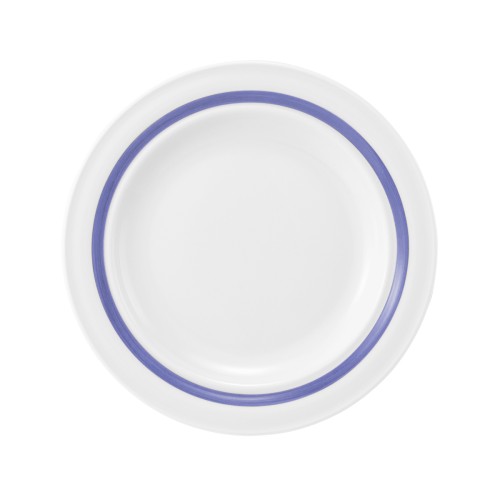 Seltmann Teller flach 20 cm Fahne, rund, Form: Community, Dekor: 57395 Pinselband 3, hohe Kantenschlagfestigkeit, Made in Germany