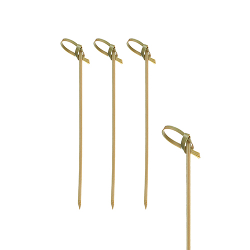 40 Fingerfood - Picker "pure" 10 cm "Knoten" von PAPSTAR