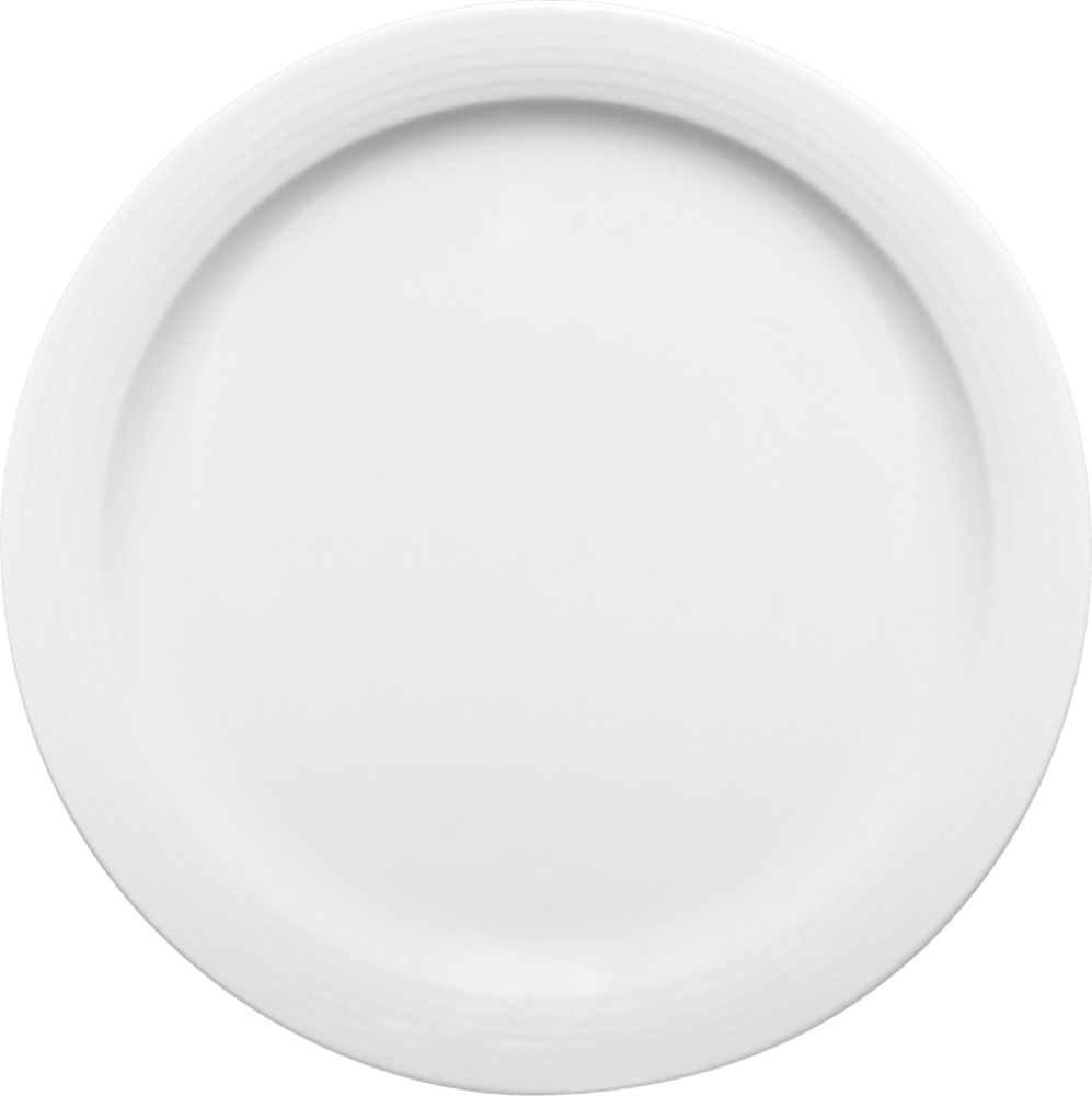 BAUSCHER dialog Teller flach schmale Fahne 25 cm - auch für Serie(n): systemgeschirr dialog relief