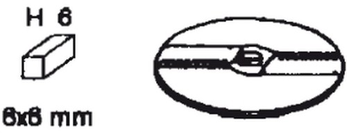 NEUMÄRKER Raffelscheibe H 6 für Multi-Gemüse-Schneider