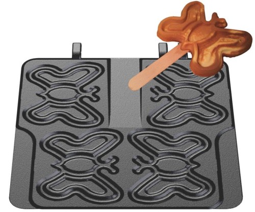 NEUMÄRKER Butterfly am Stiel Backplattensatz für Backsystem unbeschichteter Grauguss