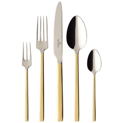 Villeroy & Boch La Classica partially gold plated Tafelbesteck 30-teilig