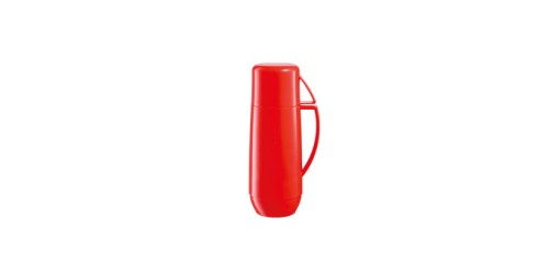 Isolierflasche mit Tasse FAMILY COLORI 0,15 l, rot