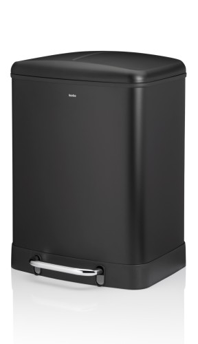 Muelltrenner Davino Metall schwarz Sil. Close 37 x 34 x 50cm; 2 x 12L von Kela