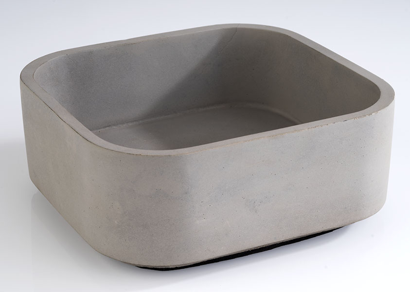 APS Table Caddy SIERRA, Beton, Maße: 165 x 492 x 65 mm, mit möbelschonender Unterseite