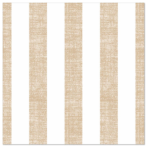 50 Servietten "ROYAL Collection" 1/4-Falz 40 cm x 40 cm sand "Lines" von PAPSTAR