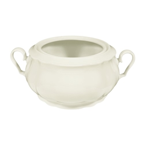 Seltmann Unterteil zur Schüssel mit Deckel, Form: Marieluise, Glasur: elfenbein, Dekor: 00003