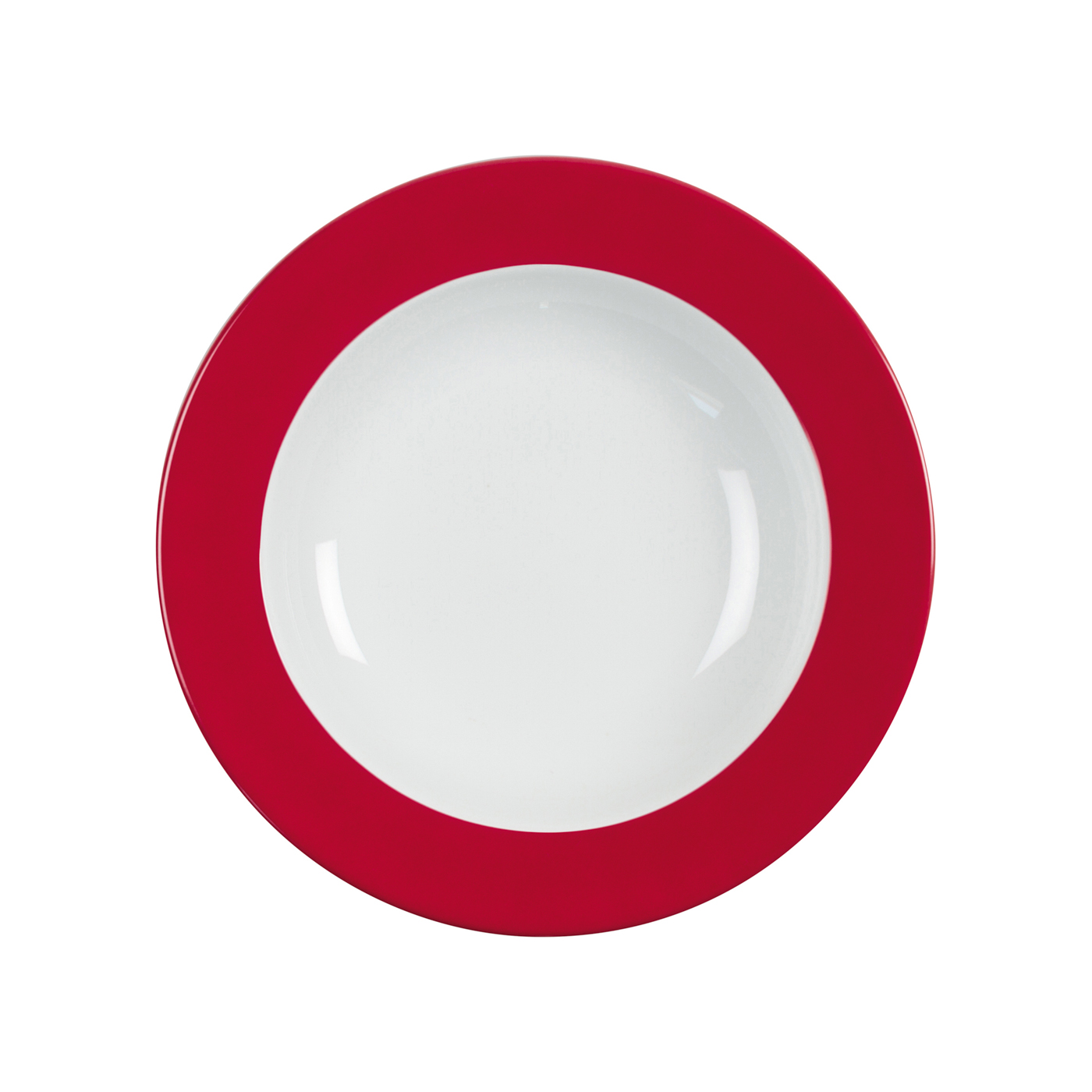 Teller tief 22 cm - Form: Table Selection - Dekor, 79936 kirsche - aus Porzellan. Hersteller:, Eschenbach. "Made in Germany".