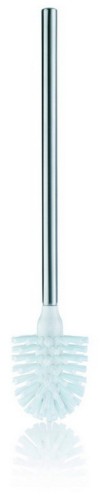 Kela Wc-Bürste-Edelstahl Griff La Brosse PET-Kunststoff weiß Matt 42,5cm 8cmØ