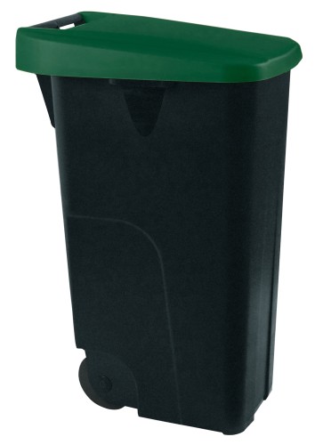 Abfallbehälter. Polypropylen. mit zwei Rollen.