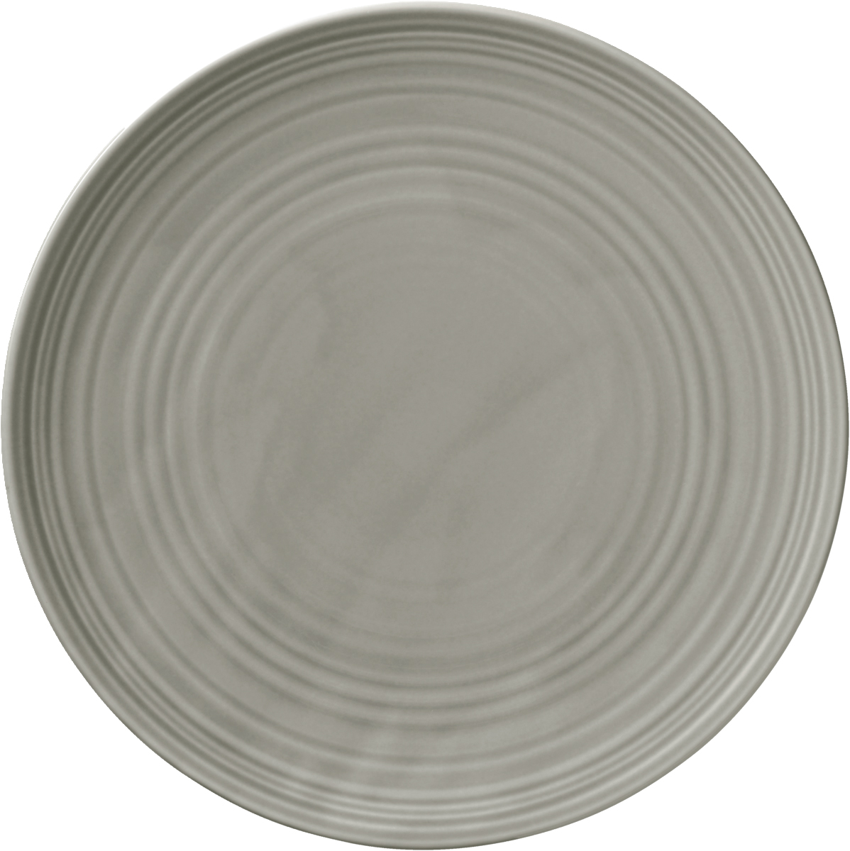 Country House Teller fl, rund coup Struktur GRAY 28 cm Höhe: 2,4 cm von BAUSCHER