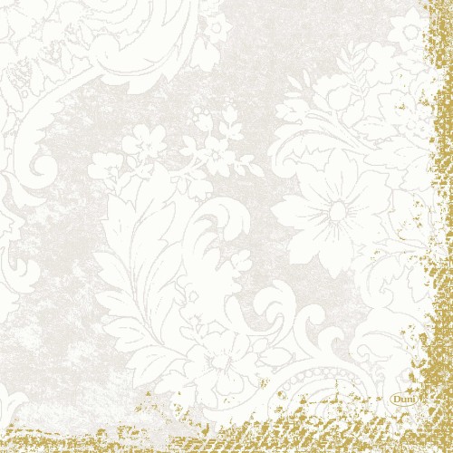 DUNI Zellt.-Serv.33x33 3lg 1/4 Royal white 250P. 250 Stück