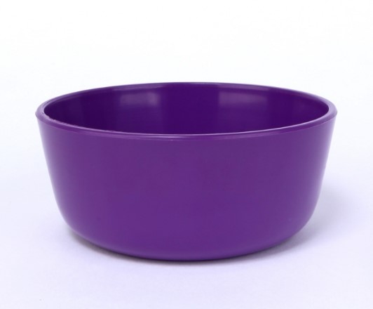 vaLon Zephyr Müsli Schale 13 ,5 cm aus schadstofffreiem Kunststoff in der Farbe lila.