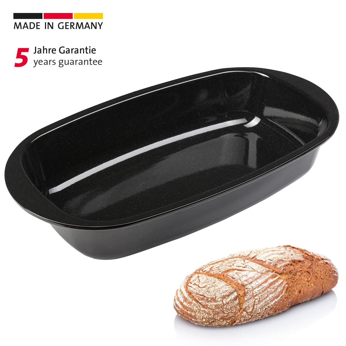 Brotbackform Emaille