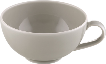 Bauscher Obertasse aus der Kollektion scope glow gray, 280 ml, aus Porzellan
