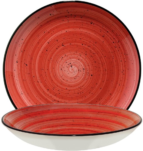 Aura Passion Bloom Teller tief 25cm * - Bonna Premium Porcelain