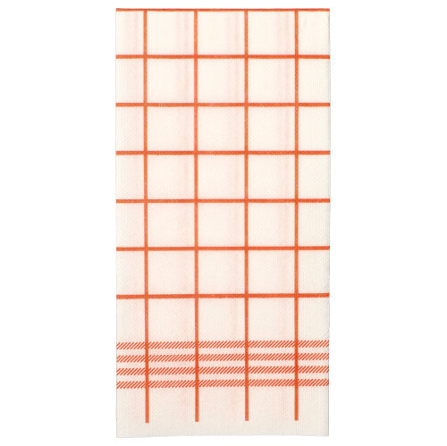30 Servietten, 2-lagig "PUNTO" 1/8-Falz 39 cm x 40 cm rot "Kitchen Towel" mikrogeprägt von PAPSTAR