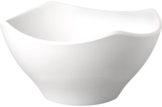 Schale -ZEN- 21 x 21 cm, H: 11 cm Melamin, schwarz, Steinoptik 1,4 Liter spülmaschinengeeignet stapelbar nicht