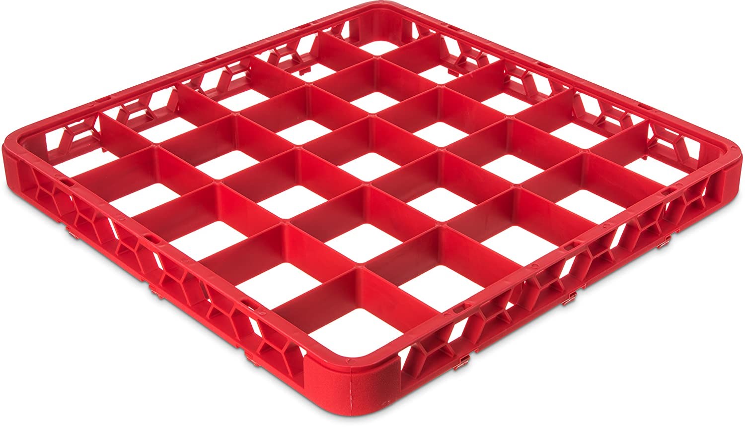 Carlisle Aufsatz Extender Opti, geteilt, 25 Fächer, Farbe: rot Fachgröße: 9 x 9 cm