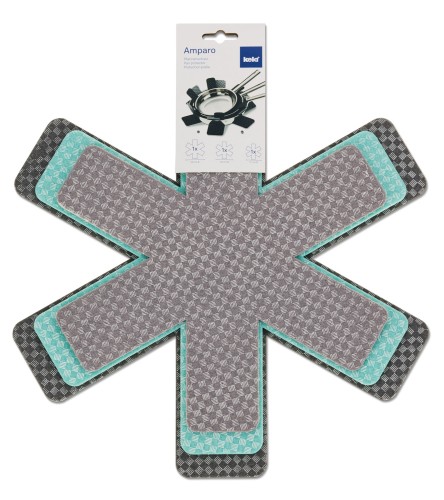 KELA Pfannenschutz Amparo Filz minzgrün 3tlg 8,0cm 39,0cmØ