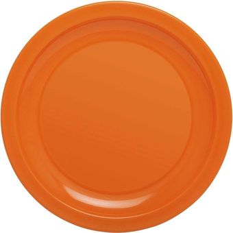 Roltex Teller mit 23 cm Durchmesser, orange