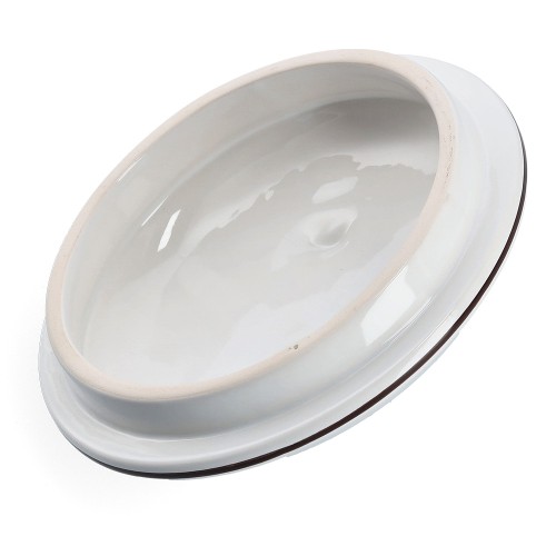 Vorratsdose "Onions", 1620 ml, Keramik, weiß / Maße: Ø 14,5x20 cm