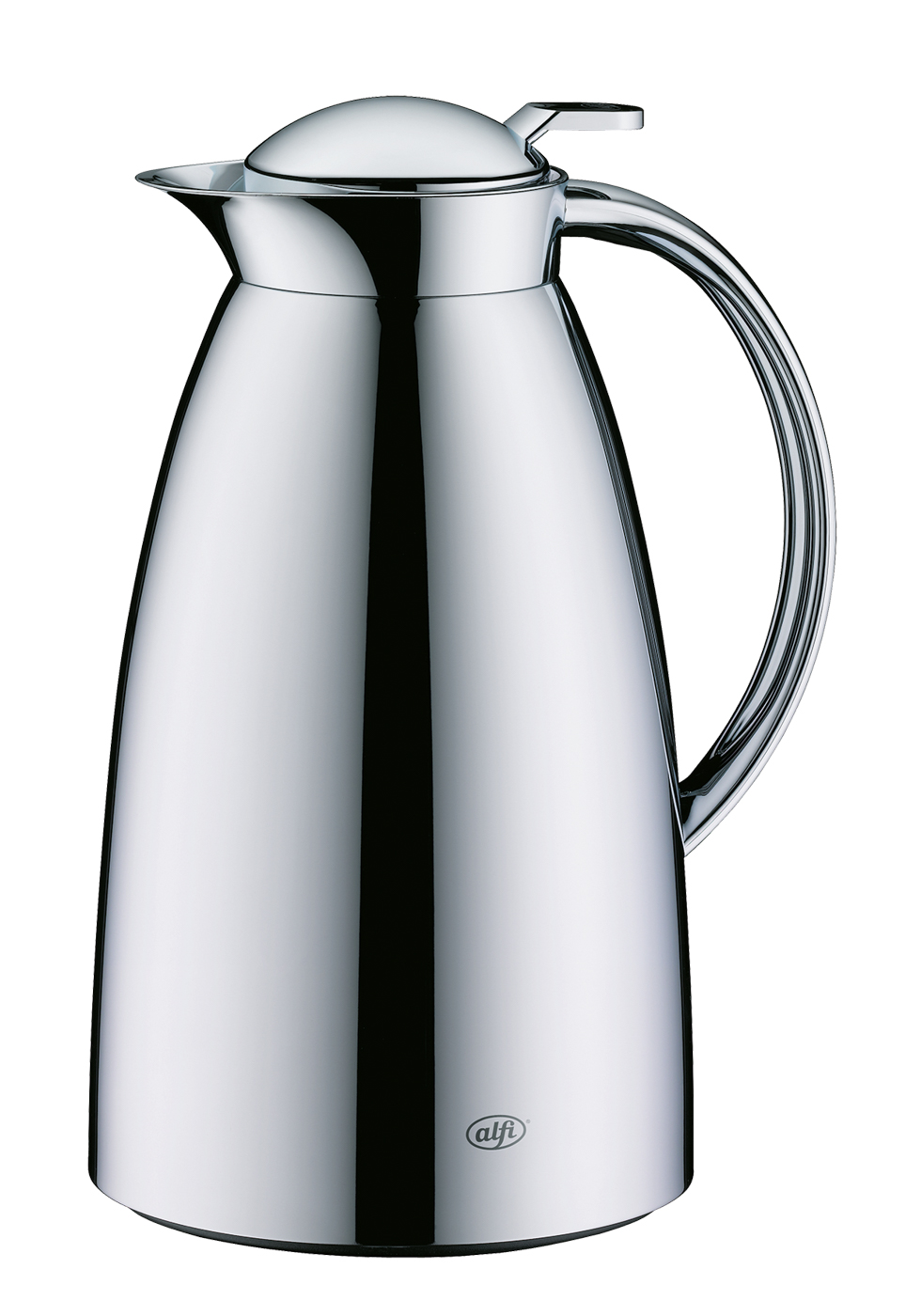 Isolierkanne Gusto stainless steel polished 1,0 l; Tisch Accessoire by Martin Hauenstein; hochwertiger Edelstahl mit Hartglaseinsatz