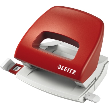 Leitz Locher NeXXt 8 cm 16 Bl. (80 g/m) mit Anschlagschiene rot