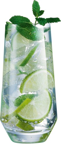 Lima FH45 Longdrinkglas 45 cl, Füllstrich bei 0,4 Liter, mit feinem Mundrand