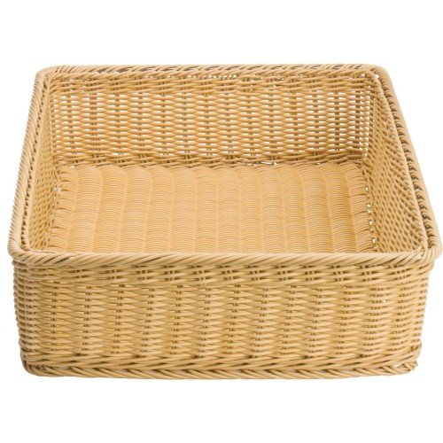 Westmark Korb rechteckig mit Metallrahmen, 60 x 40 x 13 cm, hellbeige