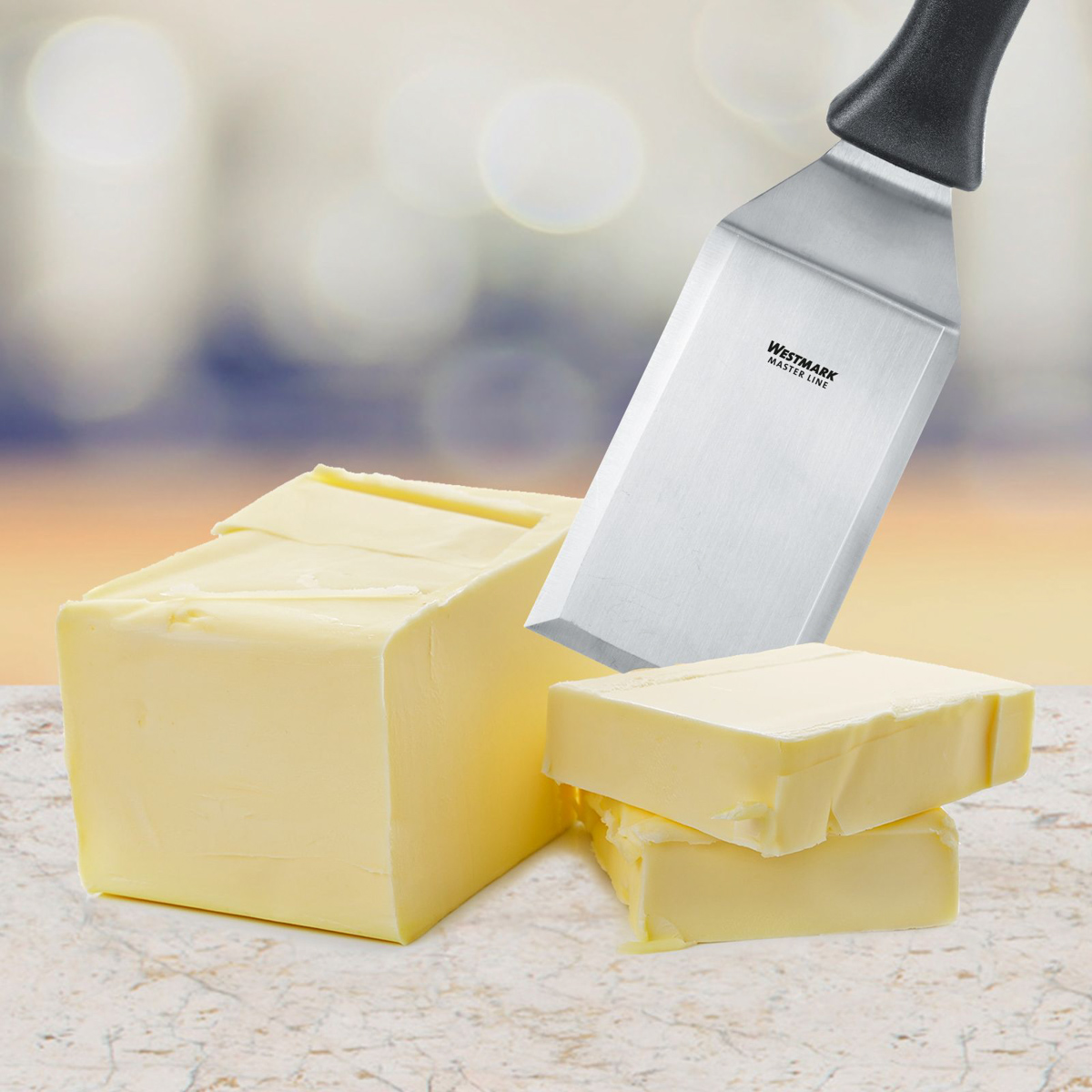 Fettabstecher/Bratenspatel »Master Line«, 11,5 x 7 cm, gewinkelt, starr