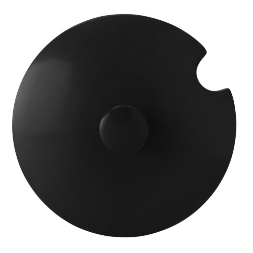 Seltmann Deckel zur Schüssel mit Deckel, rund, Form: Coup Fine Dining, Dekor: 57350 schwarz, hohe Kantenschlagfestigkeit, Made in Germany