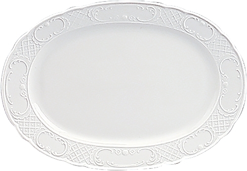 Schönwald Marquis Platte Fahne , Nenngröße: 38, Ø 383x278mm