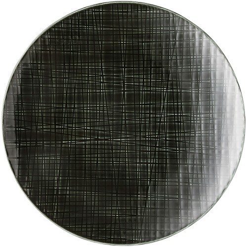 Mesh Colours Forest (Dunkelgrün) von Rosenthal, Teller flach 24 cm, aus Porzellan