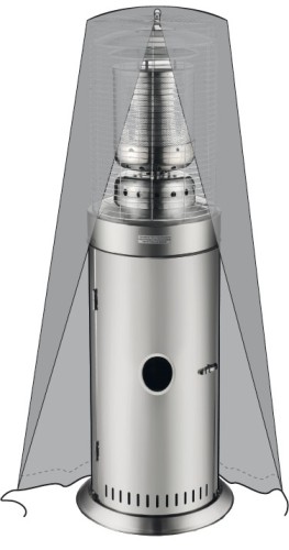 HENDI Schutzhülle - geeignet für: Flächenheizer 272411 - ø580x(H)1460 mm