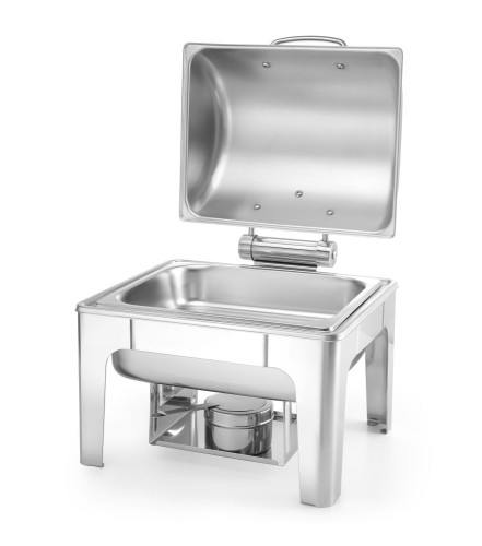 Chafing Dish GN 1/2, Hochglanz-Finish. Ideal für den Einsatz bei Buffets und Catering.