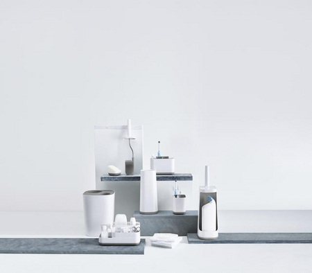 Joseph Joseph Bad Easy-Store - Zahnbürstenhalter - weiß/grau