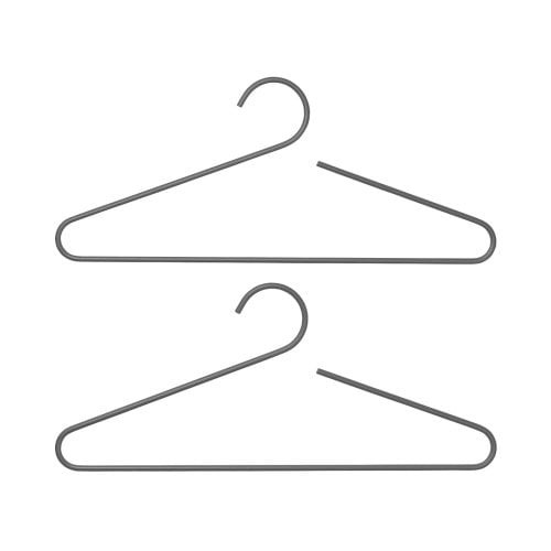 Blomus Set 2 Garderobenbügel -curl- steel gray