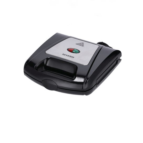Severin Sandwich Toaster SA2968 Leistung: 1.000 W, Farbe: Edelstahl-gebürstet-schwarz