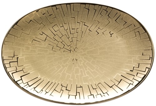 Rosenthal TAC Gropius Skin Gold Platte 18 cm