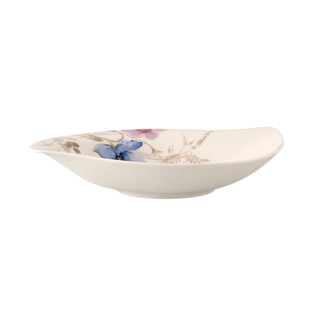 Villeroy und Boch Schale tief - Maße: 29 x 20,7 x 5,6 cm / Ser.: Mariefleur Gris Serve & Salad
