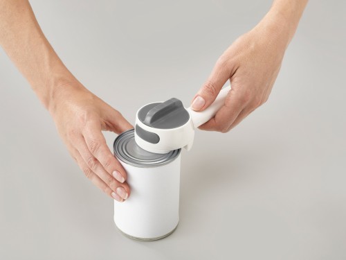 Joseph Joseph Can-do Plus - Dosenöffner mit Abhebeautomatik und Dosenring-Heber - dunkelgrau