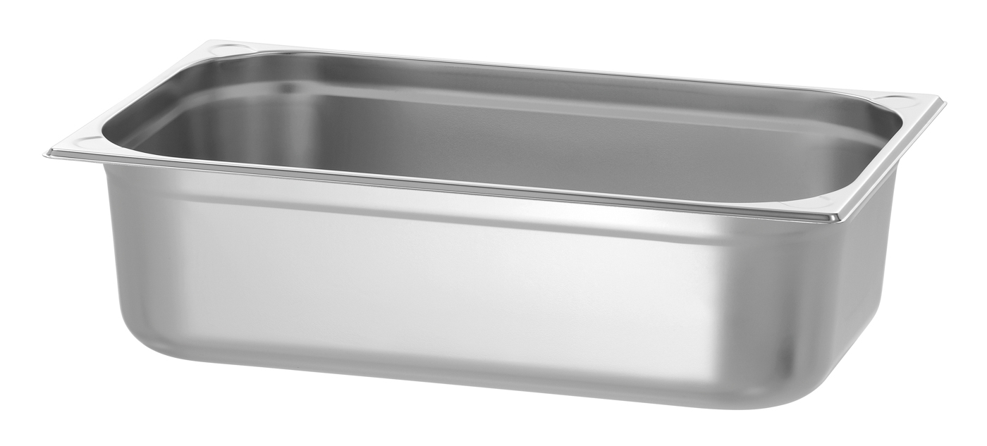 Bartscher GN-Behälter, 1/1GN,T150, Basic Line |Ausführung: Ohne Perforation | Maße: 53 x 32,5 x15,0 cm. Gewicht: 0,8 kg