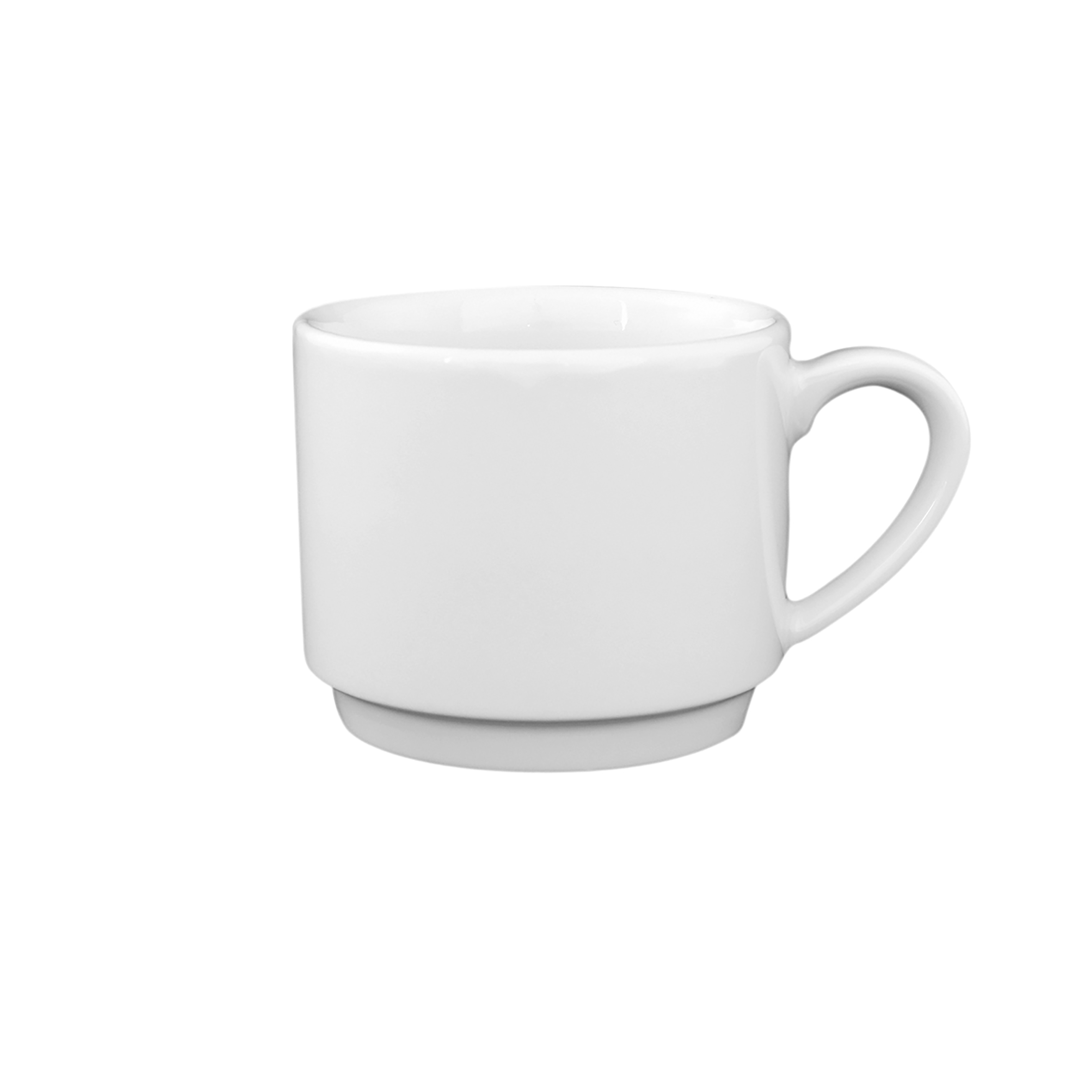 Kaffee-Obertasse - Inhalt 0,18 ltr -, Form PRIMAVERA - uni weiß -, ohne Untertasse