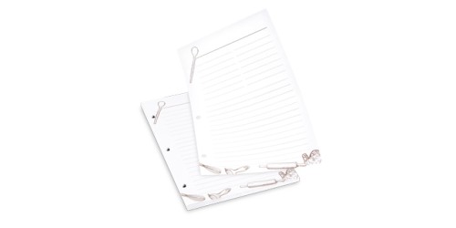 Blätter für das Notizbuch für Familienrezepte DELÍCIA, 50 St.