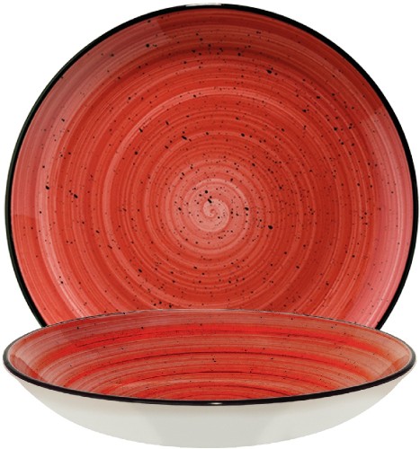 Aura Passion Bloom Teller tief 28cm * - Bonna Premium Porcelain