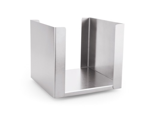 Serviettenhalter. Chromnickelstahl. mit rutschhemmenden Füßen, passend für 33er