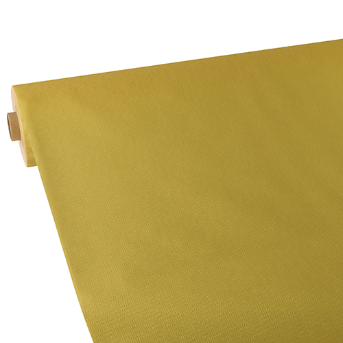 Tischdecke, stoffähnlich, Vlies "soft selection plus" 25 m x 1,18 m gold von PAPSTAR