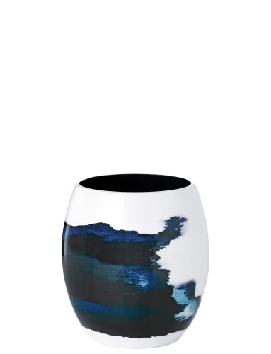 Stockholm Vase H 15.7 cm aquatic, Maße: 141 x 141 x 157 mm